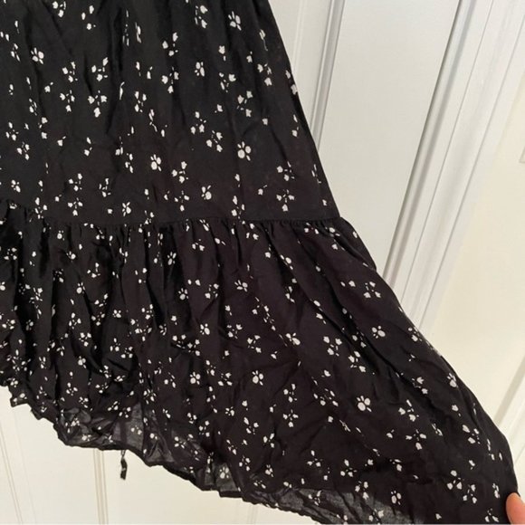 Urban Outfitters UO Harper Tiered Lace-Up Babydoll Dress Size XS - Picture 5 of 8